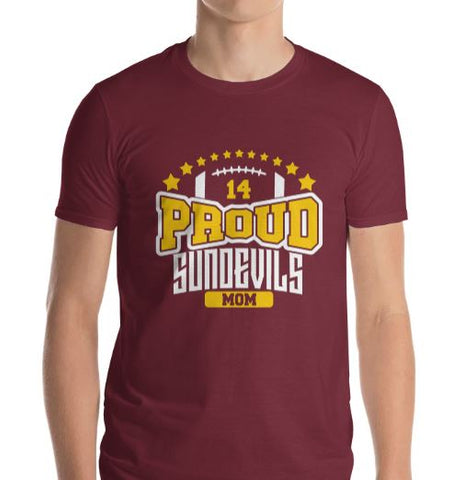 CUSTOM Proud Parent / Supporter - Maroon Shirt